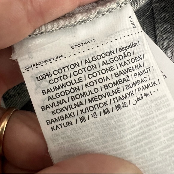 2/25 Mango Denim Jeans High Rise Retro New Gray Wash - Picture 6 of 6